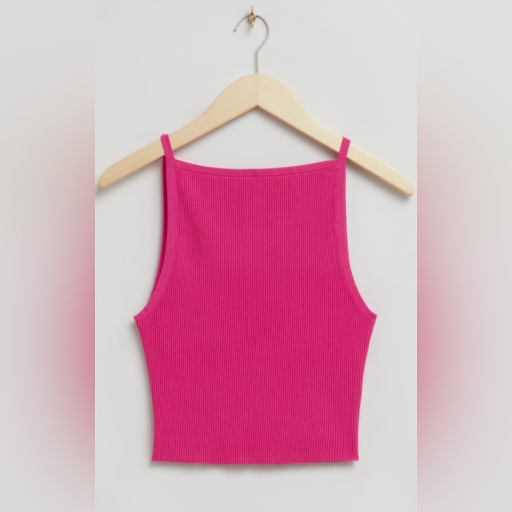 & Other Stories Ribbed knit tank top